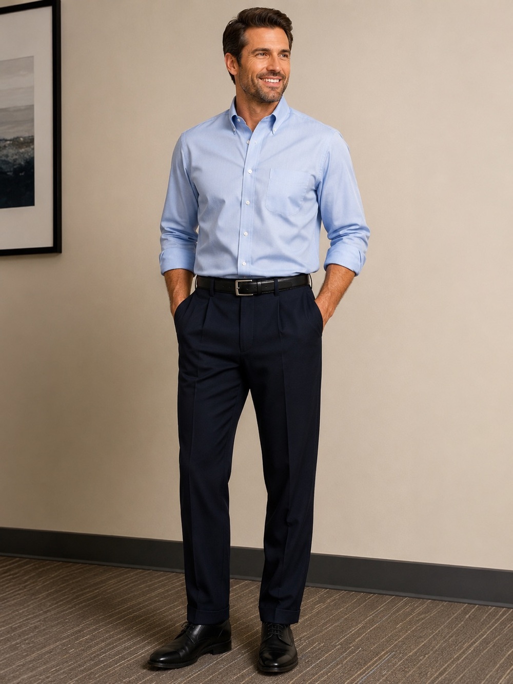Croft & Barrow Men’s Dress Pants – NWT– 34x32 – Pleated – Flexible Waist